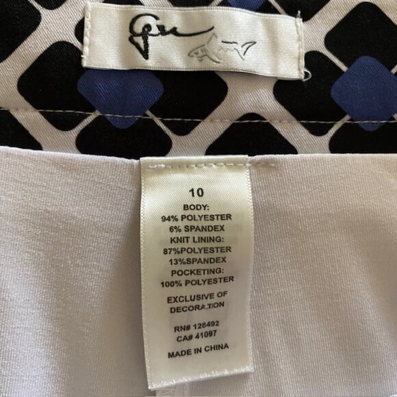 Greg Norman Geo Print Golf Skort 10 - Picture 2 of 5